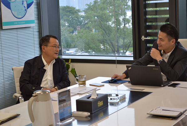 熱烈歡迎中科院賀軍輝教授蒞臨創(chuàng)綠家指導(dǎo)！