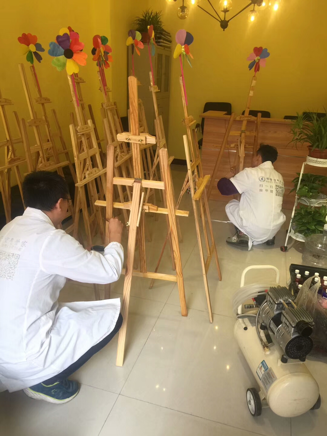 夢想樹創(chuàng)意美術學校室內(nèi)空氣治理